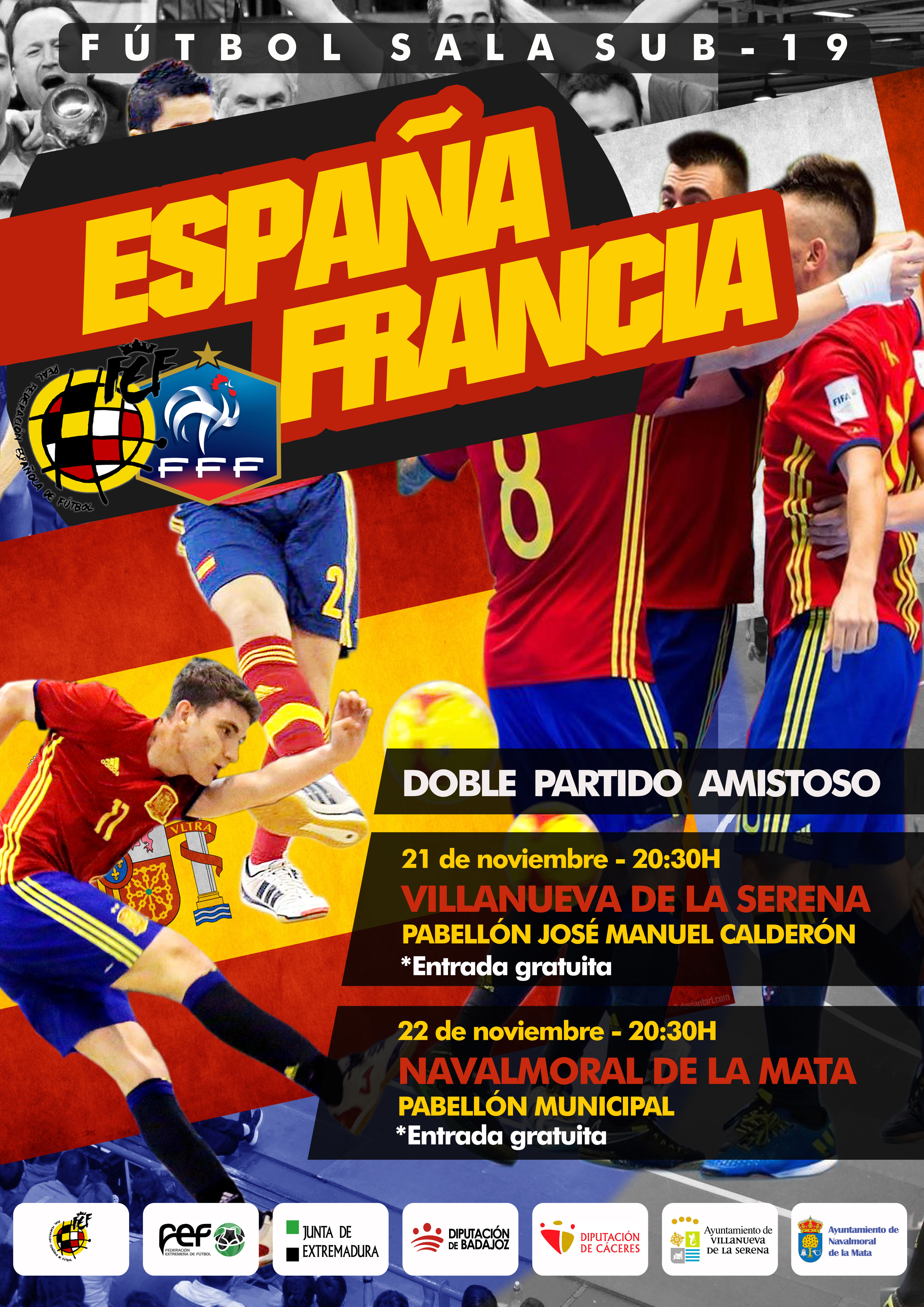 España francia sub 19 futsal